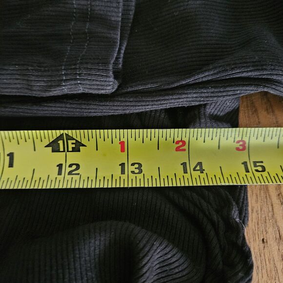 NWT Black Contour Ruched Cutout Midi Dress Women’s Size Large Stretch Bodycon - Picture 4 of 5